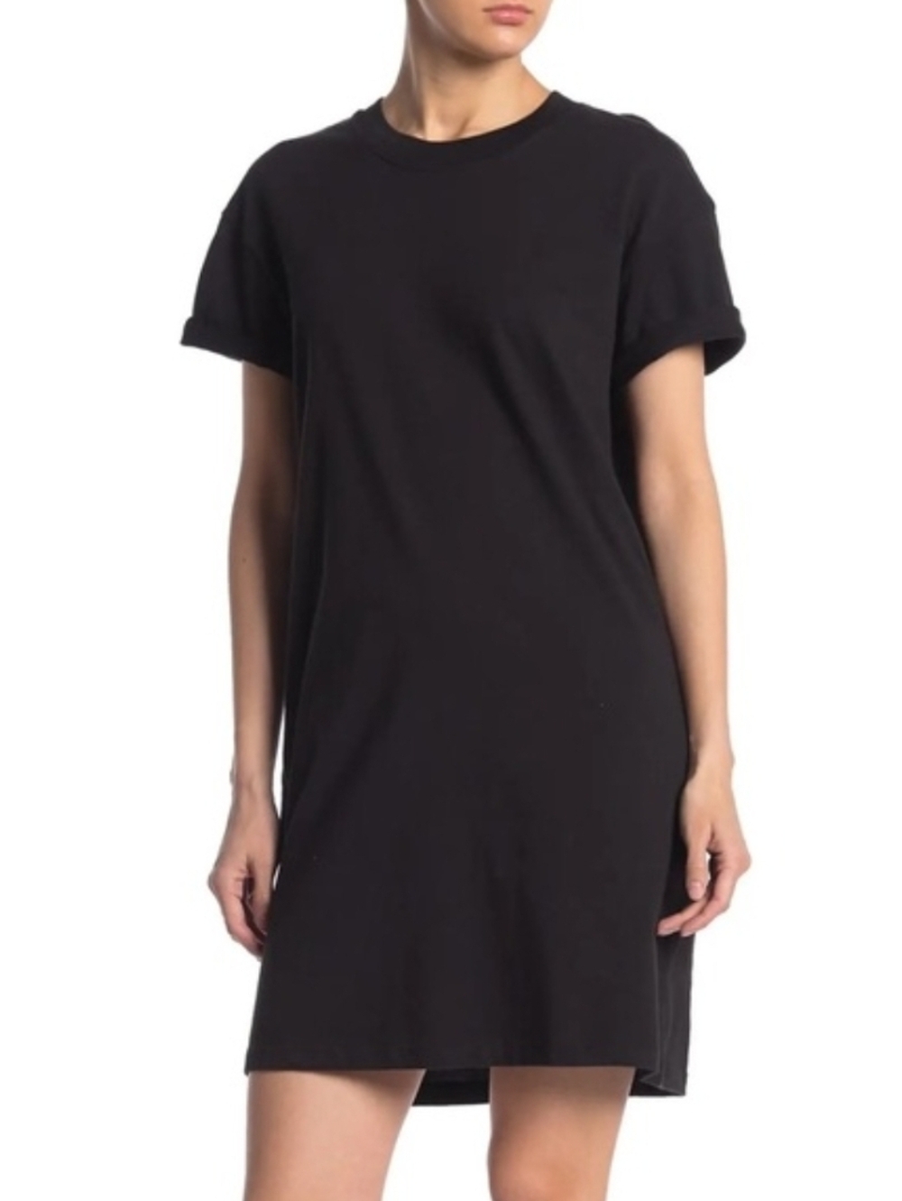 Madewell The Tina Tshirt Dress in Black XS NWT